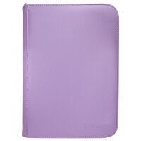 Vivid 4-Pocket Zippered PRO-Binder: Purple