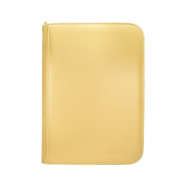 Vivid 4-Pocket Zippered PRO-Binder: Yellow