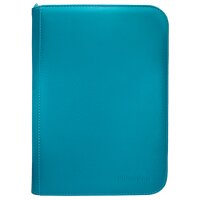 Vivid 4-Pocket Zippered PRO-Binder: Teal