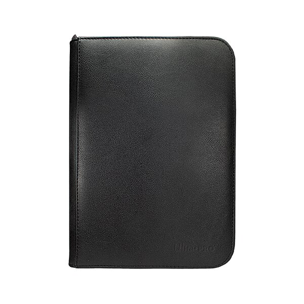 Vivid 4-Pocket Zippered PRO-Binder: Black