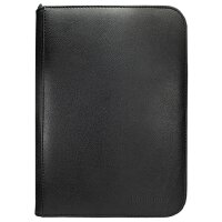 Vivid 4-Pocket Zippered PRO-Binder: Black