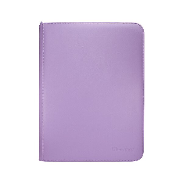 Vivid 9-Pocket Zippered PRO-Binder:  Purple