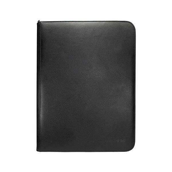 Vivid 9-Pocket Zippered PRO-Binder: Black