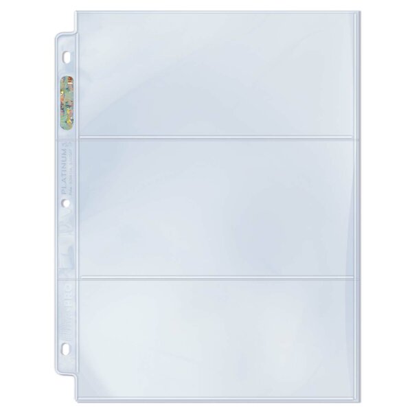 3-Pocket Platinum Page with 3-1/2" X 7-1/2"...