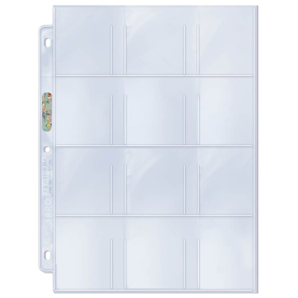 12-Pocket Platinum Page with 2-1/4" X 2-1/2"...