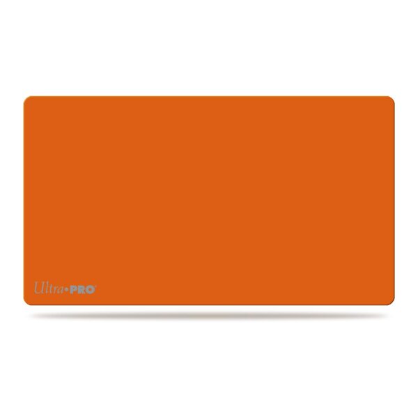 Solid Pumpkin Orange Playmat