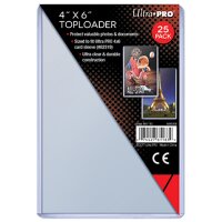 4" X 6" Toploader 25ct