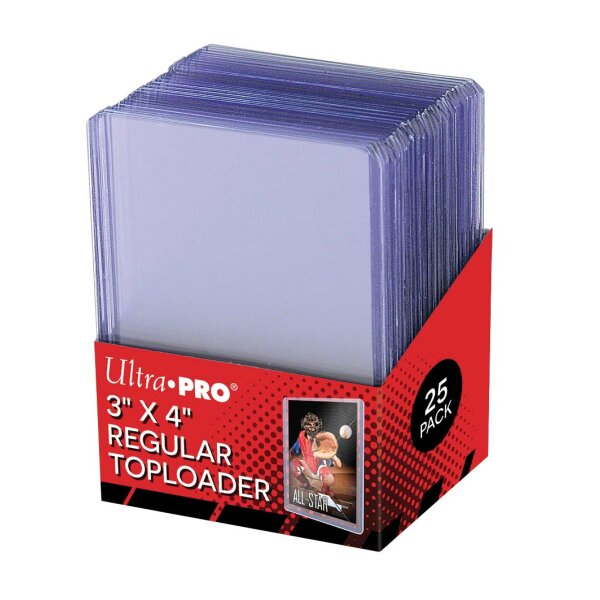 3" X 4" Clear Regular Toploader 25ct