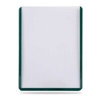 3" X 4" Green Border Toploader 25ct