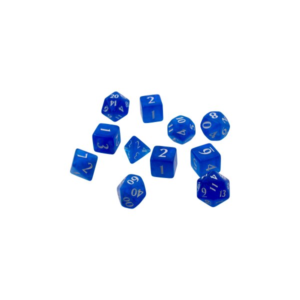 Eclipse 11 Dice Set: Pacific Blue