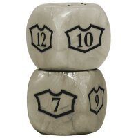 Deluxe 22MM Plains Loyalty Dice Set with 7-12 for Magic:...