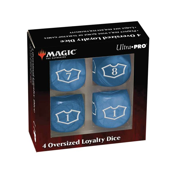 Deluxe 22MM Island Loyalty Dice Set with 7-12 for Magic:...