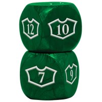 Deluxe 22MM Forest Loyalty Dice Set with 7-12 for Magic:...