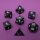 Dice Gemstone 7 RPG Set, Blue Sandstone