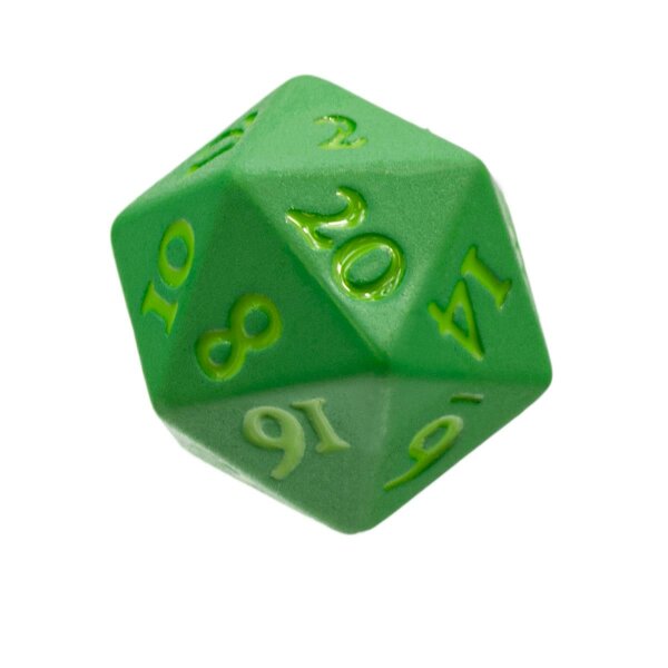 Vivid Heavy Metal Dice: Green