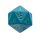 Vivid Heavy Metal Dice: Teal