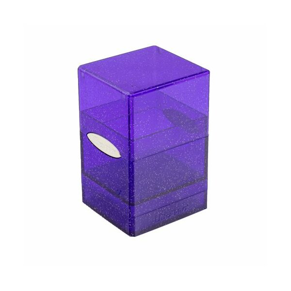 Satin Cube Glitter Purple