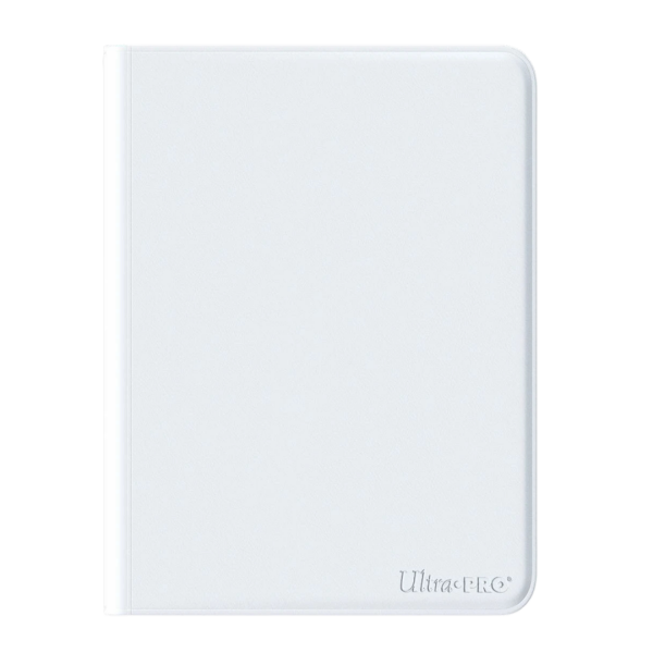 Vivid 4-Pocket Zippered PRO-Binder: White