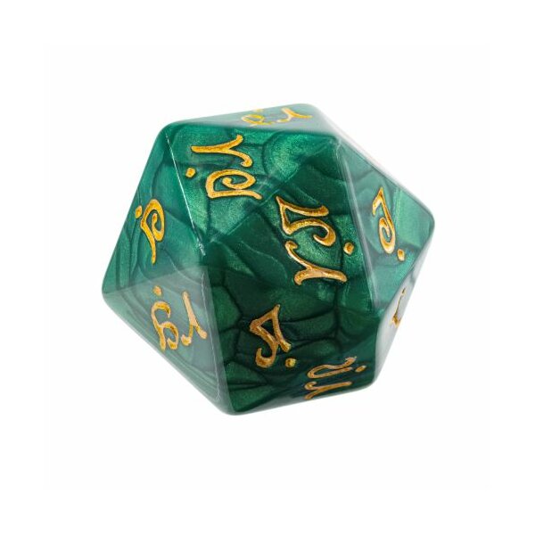 Collectible Elvisch Rellanic Oversized D20 Dice for Dungeons & Dragons