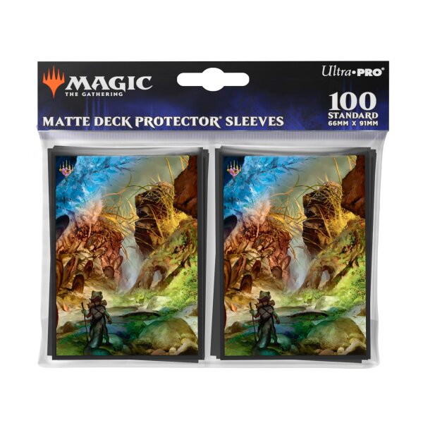 Bloomburrow 100ctck Protector Sleeves Black for Magic:...