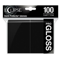 Eclipse Gloss Standard Sleeves: Jet Black