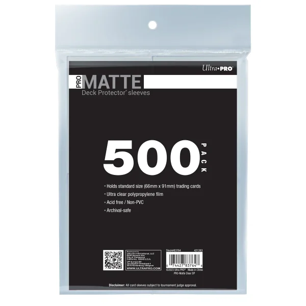 PRO-Matte Standardck Protector® Sleeves 500ct Bundle...