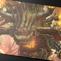 Duskmourn Playmat Mythic Cycle Red for Magic: The Gathering