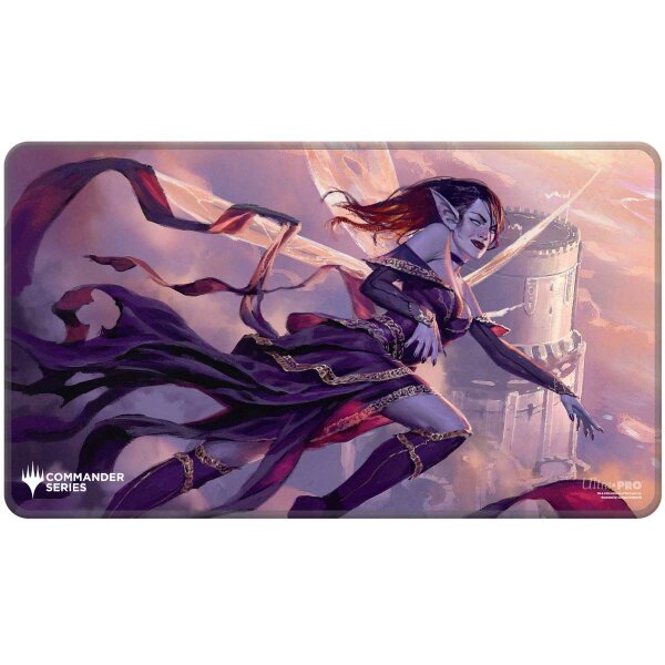 Commander Series - Release 4 - Three Color Shard - Q4 2024 Stitched Edge Playmat Alela for Magic: The Gathering