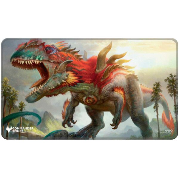 Commander Series - Release 4 - Three Color Shard - Q4 2024 Stitched Edge Playmat Gishath for Magic: The Gathering